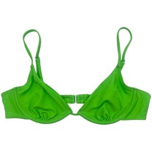Bright Green Ookioh Bikini Top